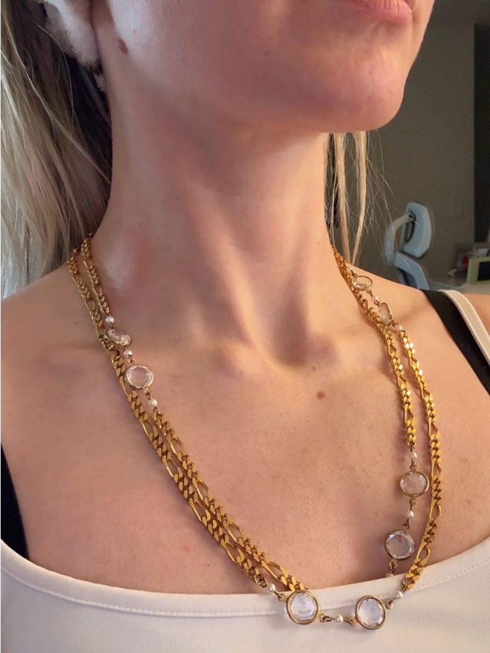 Long Gold Necklace